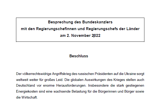 Besprechung des Bundeskanzlers
