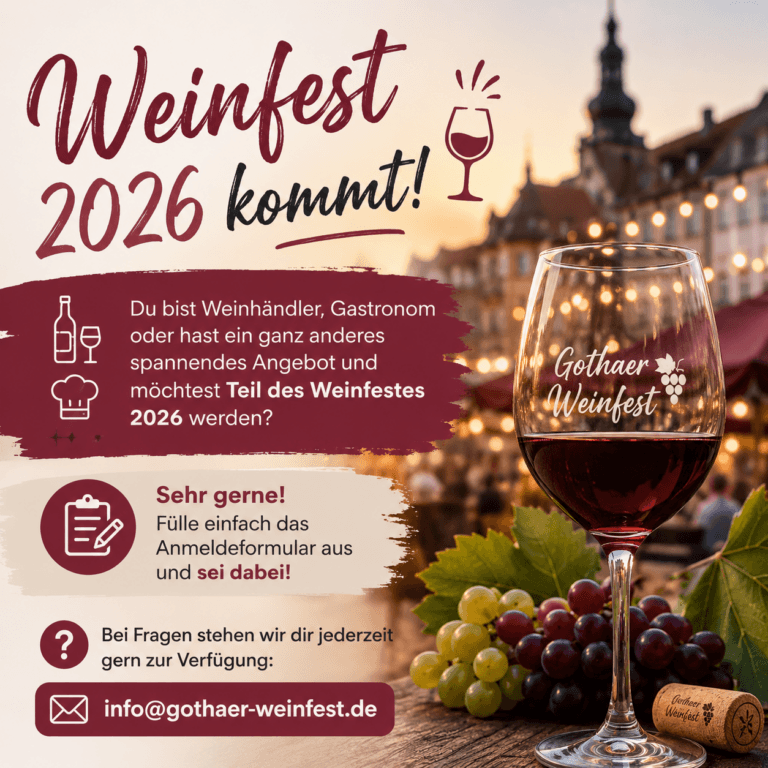 Für Weinfest 2026 anmelden!